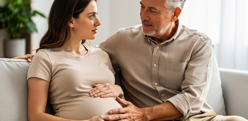 Embarazo edad avanzada hombre