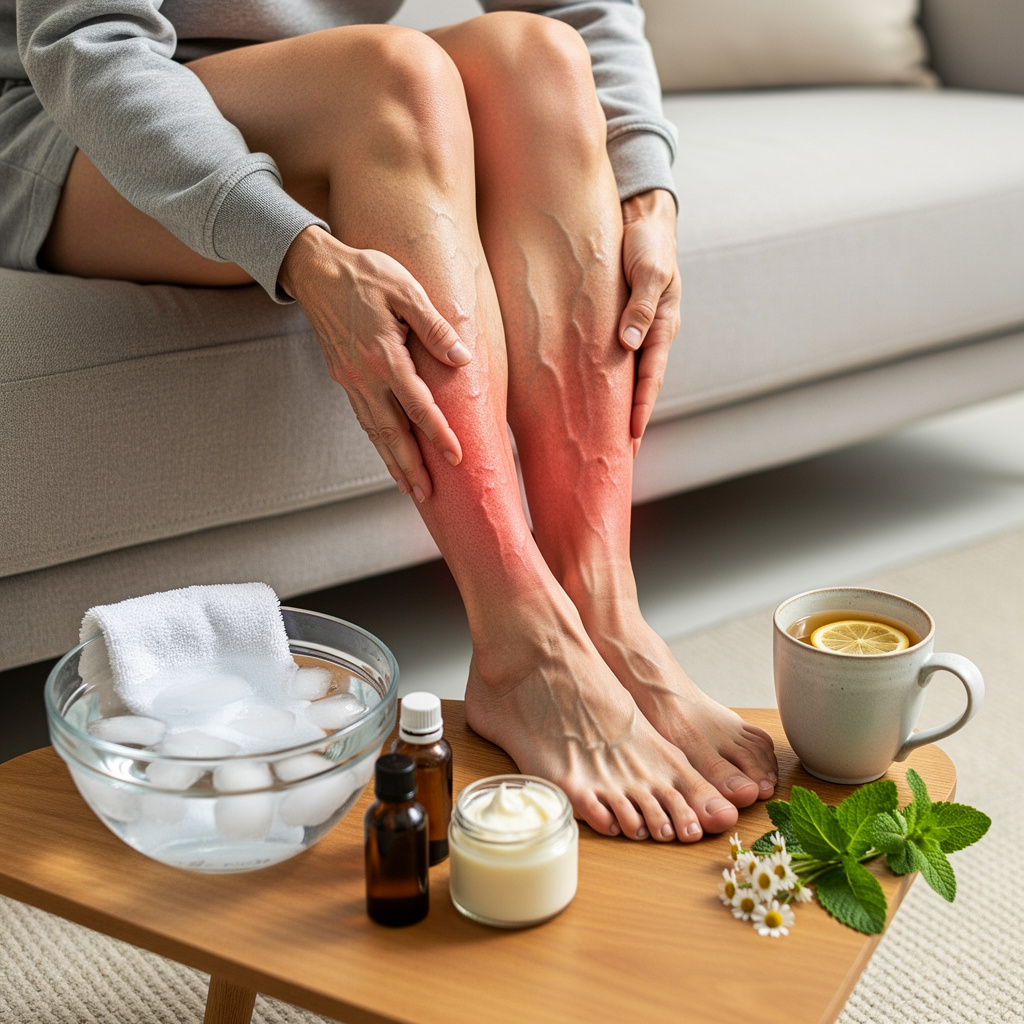 pantorrillas inflamadas remedios caseros