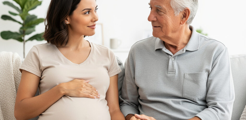 embarazo edad avanzada hombre