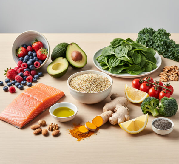 Alimentos antiinflamatorios y saludables