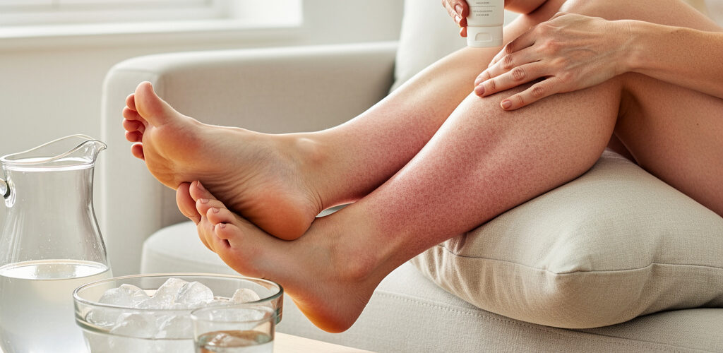 piernas hinchadas, remedios caseros