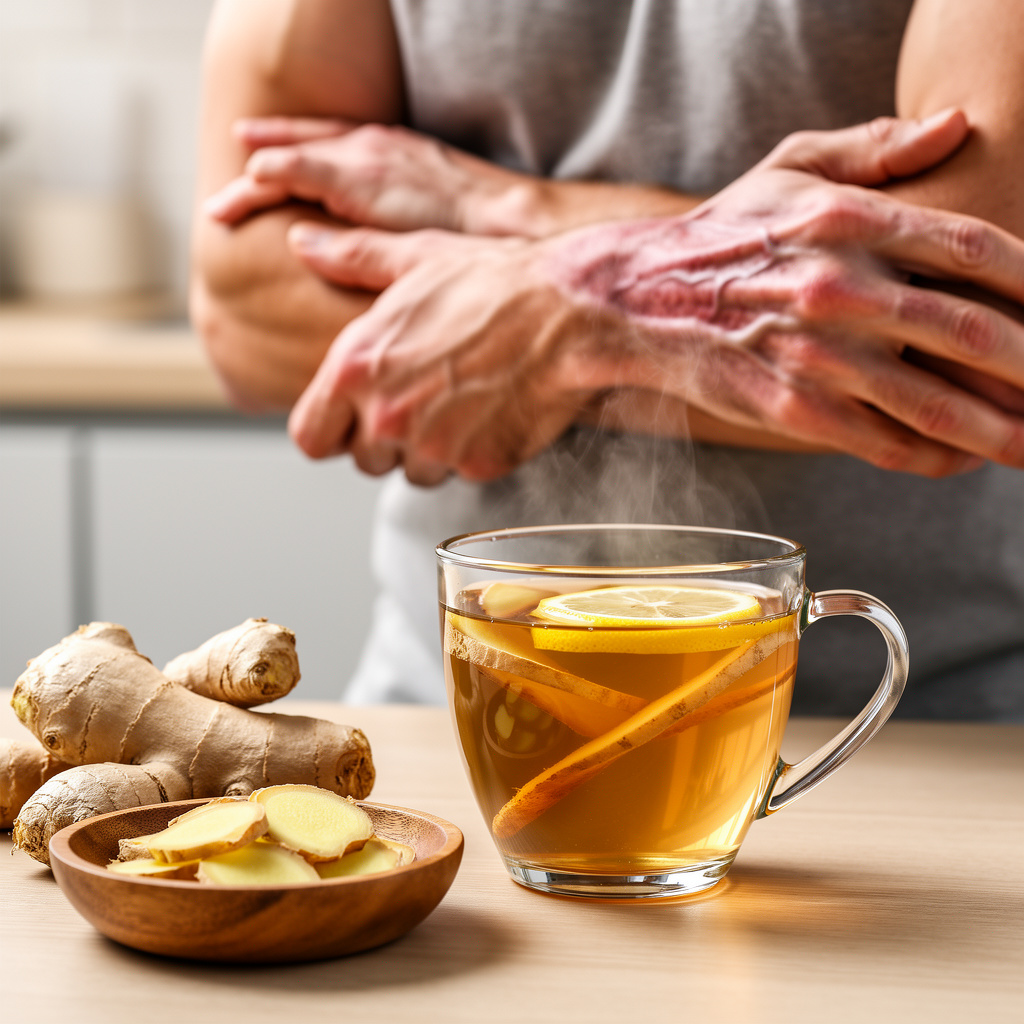 té de jengibre, circulación, beneficios