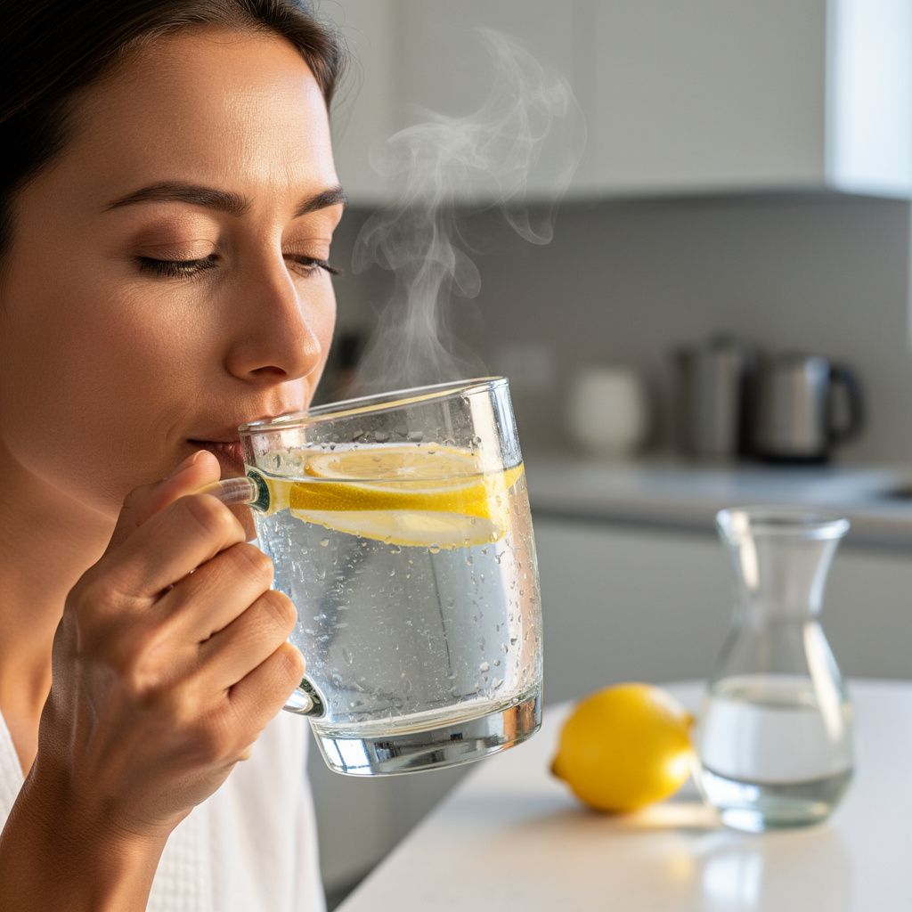 Limón agua tibia ayunas beneficios