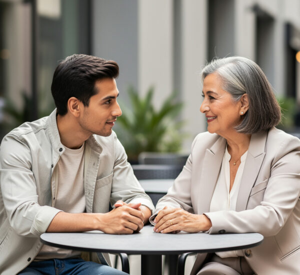 hombre enamorarse mujer mayor